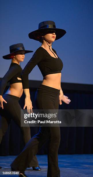 Members of the Boston Youth Moves dance company pay tribute to Chita Rivera at the 31st Annual Elliot Norton Awards at Paramount Mainstage on May 13,...