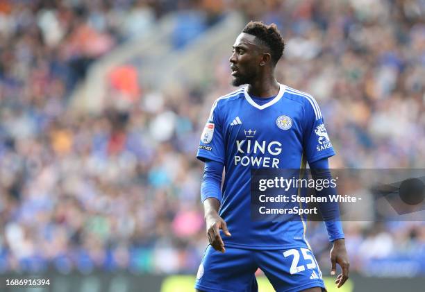 Leicester City's Wilfred Ndidi during the Sky Bet Championship match between Leicester City and Bristol City at The King Power Stadium on September...