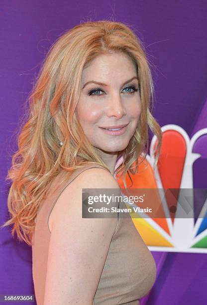 Actress Elizabeth Mitchell attends 2013 NBC Upfront Presentation Red Carpet Event at Radio City Music Hall on May 13, 2013 in New York City.