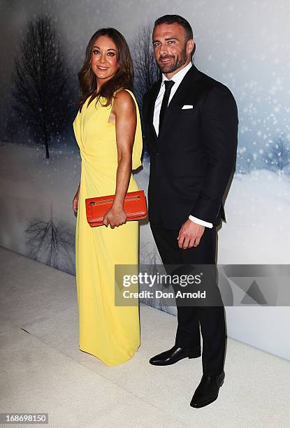 Michelle Bridges and Steve Willis arrive for the 2013 Instyle and Audi Women of Style Awards at Carriageworks on May 14, 2013 in Sydney, Australia.