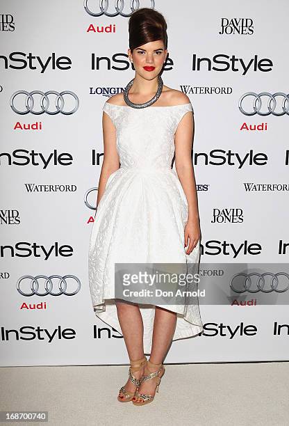 Emma Birdsall arrives at the 2013 Instyle and Audi Women of Style Awards at Carriageworks on May 14, 2013 in Sydney, Australia.