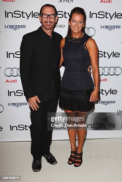 Kirk Pengilly and Layne Beachley arrive at the 2013 Instyle and Audi Women of Style Awards at Carriageworks on May 14, 2013 in Sydney, Australia.