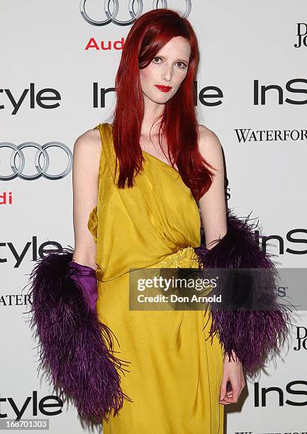 Alice Burdeau arrives at the 2013 Instyle and Audi Women of Style Awards at Carriageworks on May 14, 2013 in Sydney, Australia.