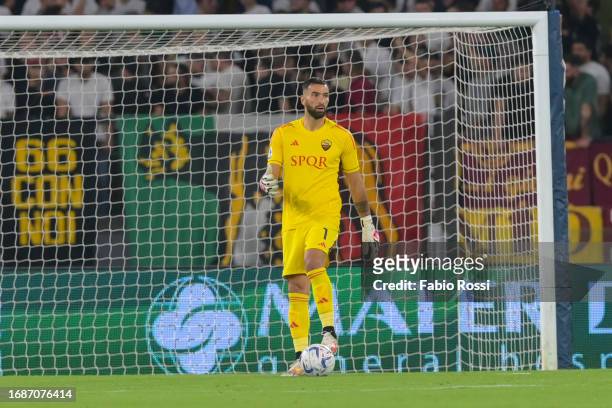 Rui Patricio of AS Roma during the Serie A TIM match between AS Roma and Empoli FC at Stadio Olimpico on September 17, 2023 in Rome, Italy.