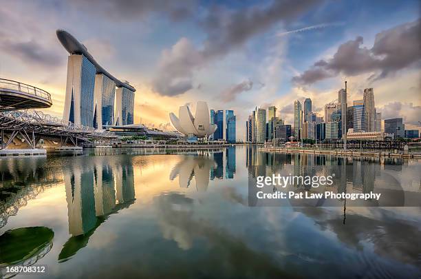 singapore - marina bay sands imagens e fotografias de stock