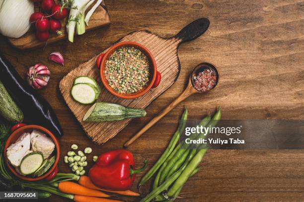 cibo sano mangiare sfondo. - utensile per mangiare foto e immagini stock