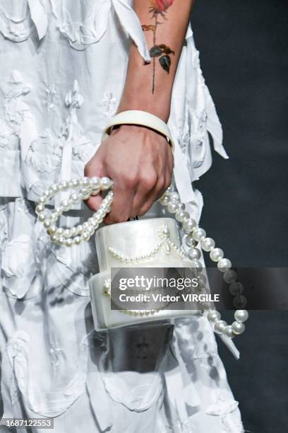Model walks the runway during the Simone Rocha Ready to Wear Spring/Summer 2024 fashion show as part of the London Fashion Week on September 17, 2023...