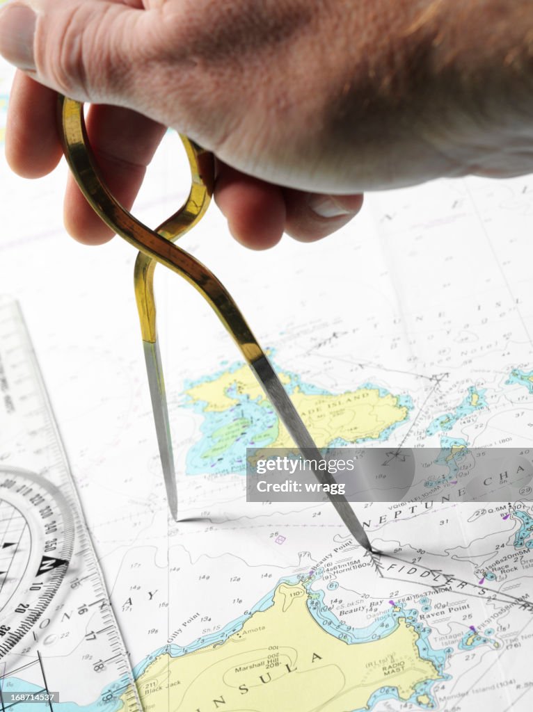 Plotting A Course For Navigation High-Res Stock Photo - Getty Images