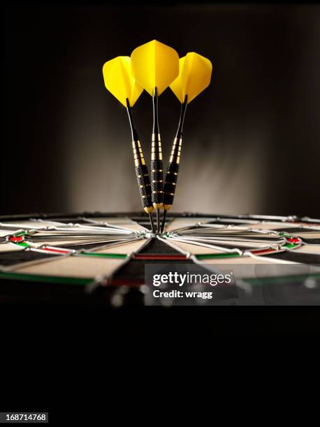 copy space in darts - target stock pictures, royalty-free photos & images