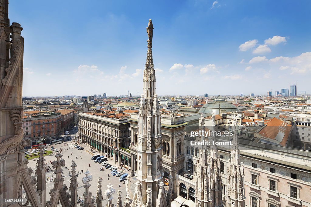 Piazza del Duomo in Milan, Italy