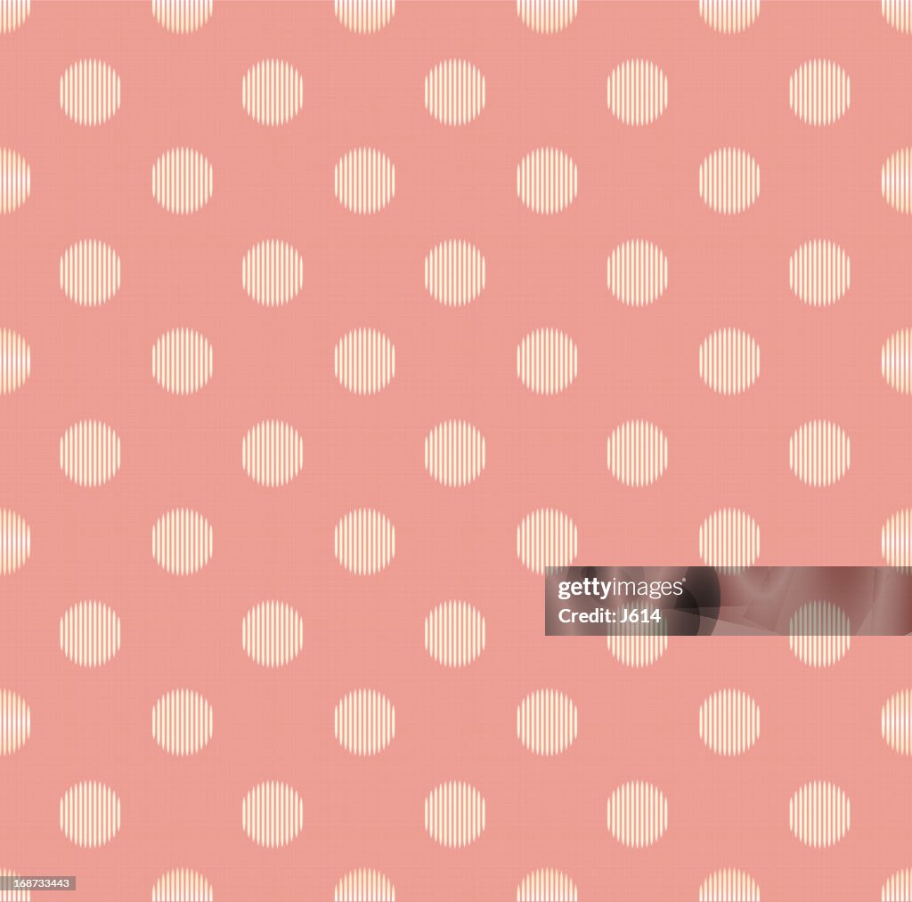 Seamless textured polka dot fabric