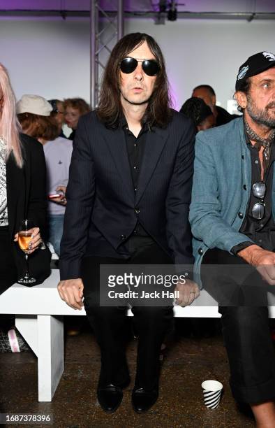Bobby Gillespie attends the Pam Hogg during London Fashion Week September 2023 at the Protein Studios on September 17, 2023 in London, England.