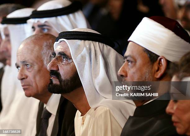 Ruler of Dubai, Sheikh Mohammed bin Rashid al-Maktoum , Grand Imam of Al-Azhar Sheikh Ahmed al-Tayeb and Arab League Secretary General Nabil al-Arabi...