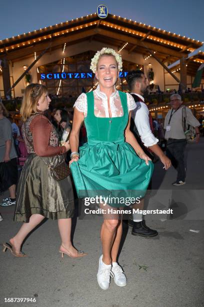 Giulia Siegel during 2023 Oktoberfest on September 17, 2023 in Munich, Germany.