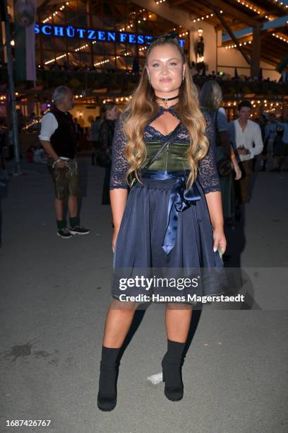 Sophia Thiel during Oktoberfest 2023 on September 17, 2023 in Munich, Germany.