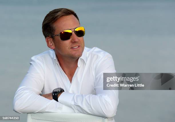 Ian Poulter of England poses ahead of the Volvo World Match Play Championship at Thracian Cliffs Golf & Beach Resort on May 14, 2013 in Kavarna,...