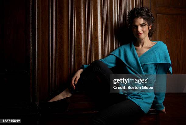 Neri Oxman, designer and innovator, assistant professor of media arts and sciences, MIT Media Lab; photographed at her home in Brookline.