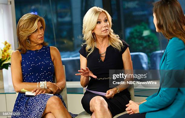 Hoda Kotb, Kathie Lee Gifford and Kylie Bisutti appear on NBC News' "Today" show --