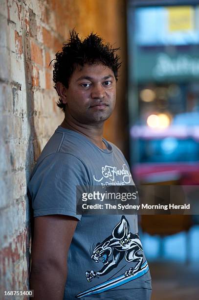 Saroo Brierley poses for a photo at his home on March 14, 2012 in Hobart, Australia. Brierley was an Indian orphan and now lives in Australia.
