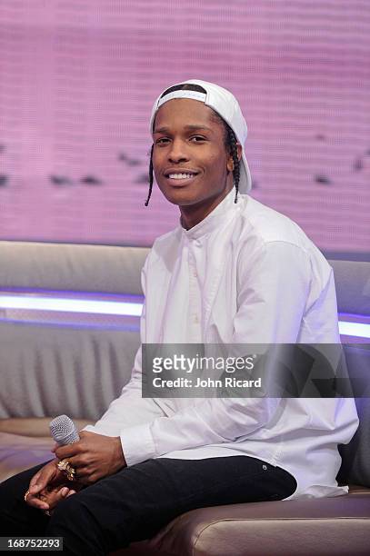 Rocky Presents 2013 BET Awards Nominations at 106 & Park Studio on May 14, 2013 in New York City.