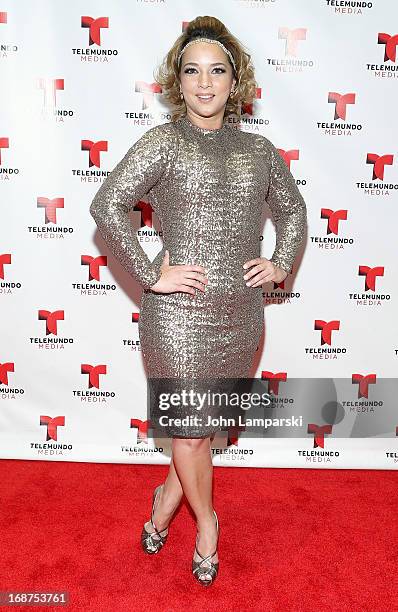 Adamari Lopez attends the 2013 Telemundo Upfront at Frederick P. Rose Hall, Jazz at Lincoln Center on May 14, 2013 in New York City.