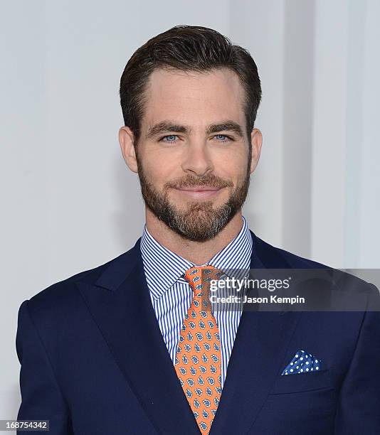 Actor Chris Pine attends the premiere of Paramount Pictures' "Star Trek Into Darkness" at Dolby Theatre on May 14, 2013 in Hollywood, California.