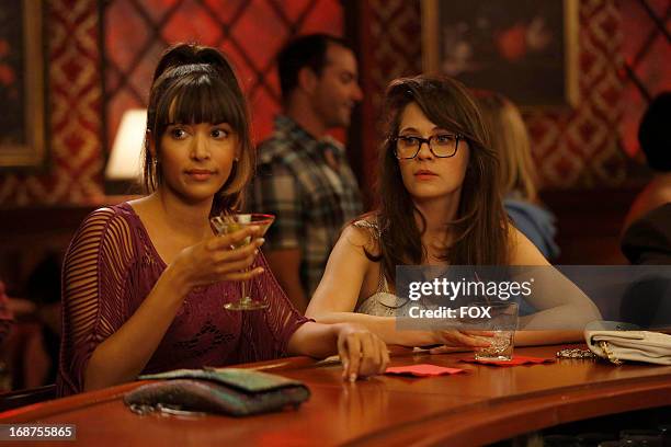 Hannah Simone and Zooey Deschanel starsin the "Virgins" season finale episode of NEW GIRL airing Tuesday, April 30, 2013 on FOX.