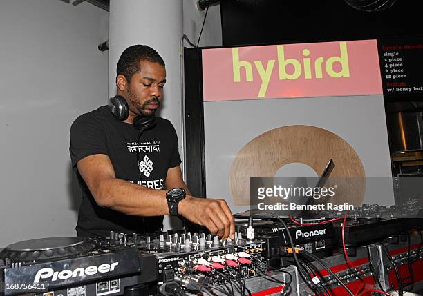 Just Blaze attends the Hybird opening night party presented by Questlove and Stephen Starr inside Chelsea Market on May 14, 2013 in New York City.