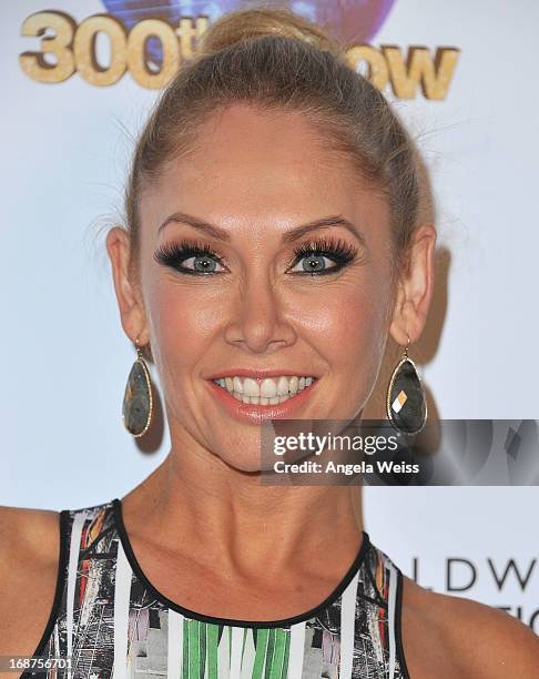 Professional dancer Kym Johnson arrives at ABC's "Dancing With The Stars" 300th Episode Celebration at Boulevard3 on May 14, 2013 in Hollywood,...