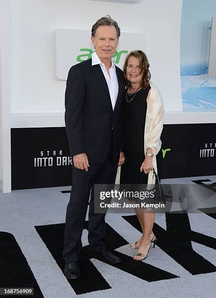 Actor Bruce Greenwood and wife Susan Devlin attend the premiere of Paramount Pictures' "Star Trek Into Darkness" at Dolby Theatre on May 14, 2013 in...