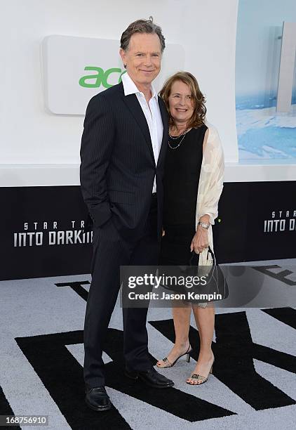 Actor Bruce Greenwood and wife Susan Devlin attend the premiere of Paramount Pictures' "Star Trek Into Darkness" at Dolby Theatre on May 14, 2013 in...