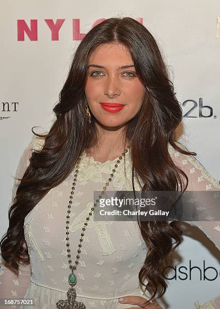 Brittny Gastineau attends NYLON And Onitsuka Tiger Celebrate The Annual May Young Hollywood Issue at The Roosevelt Hotel on May 14, 2013 in...