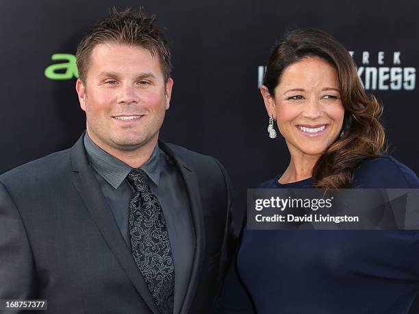 Rod Roddenberry and wife Heidi Roddenberry attend the premiere of Paramount Pictures' "Star Trek Into Darkness" at the Dolby Theatre on May 14, 2013...