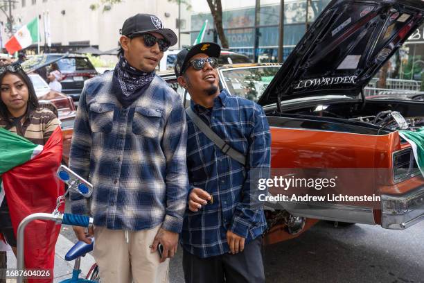 New York City's Mexican-American community celebrates Mexico's Independence at the annual Mexico Day Parade, September 17, 2023 in midtown New York...
