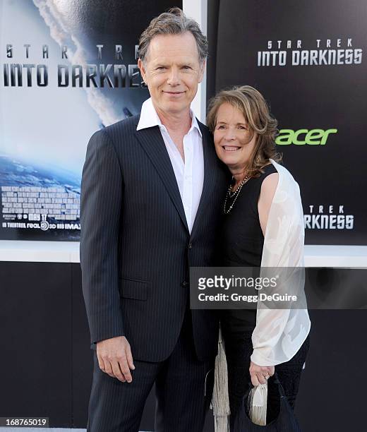Actor Bruce Greenwood and wife Susan Devlin arrive at the Los Angeles premiere of "Star Trek: Into Darkness" at Dolby Theatre on May 14, 2013 in...