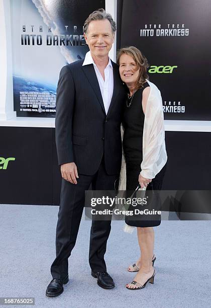 Actor Bruce Greenwood and wife Susan Devlin arrive at the Los Angeles premiere of "Star Trek: Into Darkness" at Dolby Theatre on May 14, 2013 in...