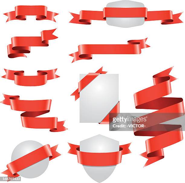 red band set - sash stock-grafiken, -clipart, -cartoons und -symbole