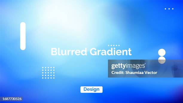 blue gradient blend abstract background with blue sea and sky design - winter beach stock illustrations