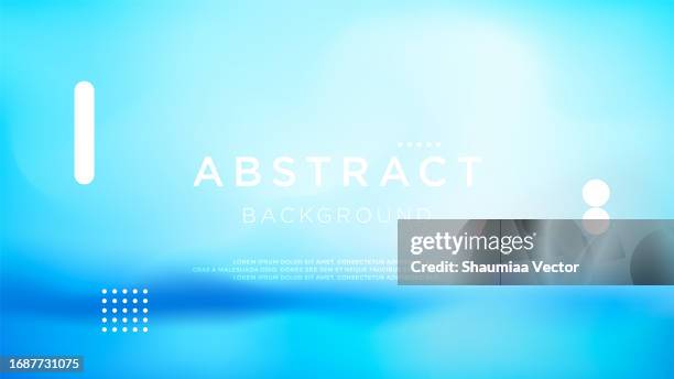 blue gradient blend abstract background with blue sea and sky design - winter beach stock illustrations