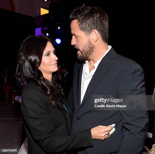 Courteney Cox and Josh Hopkins attend the 2013 TNT/TBS Upfront at Hammerstein Ballroom on May 15, 2013 in New York City. 23562_002_0389.JPG