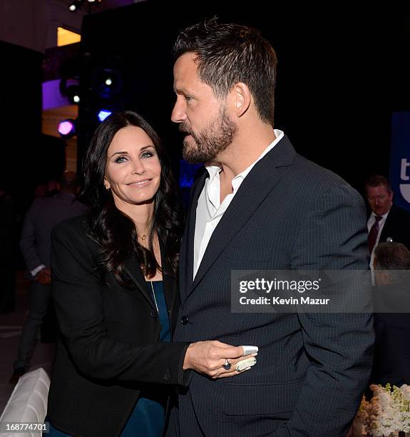 Courteney Cox and Josh Hopkins attend the 2013 TNT/TBS Upfront at Hammerstein Ballroom on May 15, 2013 in New York City. 23562_002_0391.JPG