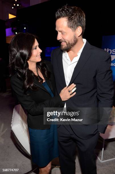 Courteney Cox and Josh Hopkins attend the 2013 TNT/TBS Upfront at Hammerstein Ballroom on May 15, 2013 in New York City. 23562_002_0394.JPG