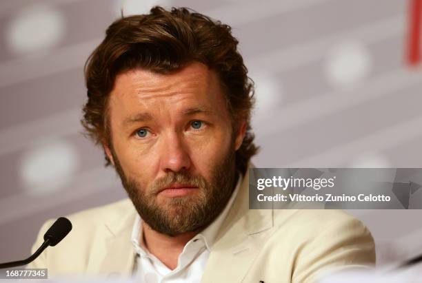 Actor Joel Edgerton attends the 'The Great Gatsby' Press Conference during the 66th Annual Cannes Film Festival at the Palais des Festivals on May...