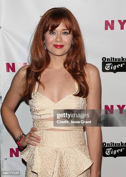 Actress Haley Strode attends the NYLON Magazine Annual May Young Hollywood Issue Party at The Roosevelt Hotel on May 14, 2013 in Hollywood,...