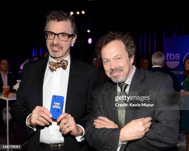 Robert Carradine and Curtis Armstrong attends the 2013 TNT/TBS Upfront at Hammerstein Ballroom on May 15, 2013 in New York City. 23562_002_0149.JPG