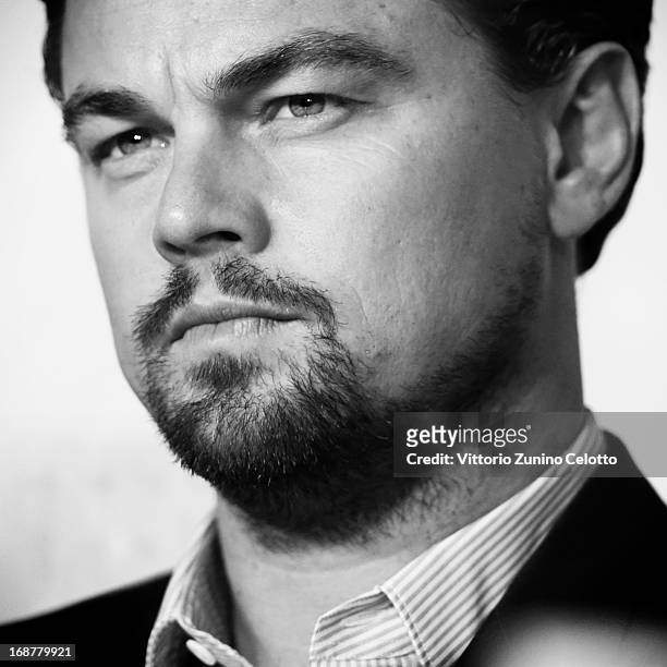 Actor Leonardo DiCaprio attends the 'The Great Gatsby' Press Conference during the 66th Annual Cannes Film Festival on May 15, 2013 in Cannes, France.