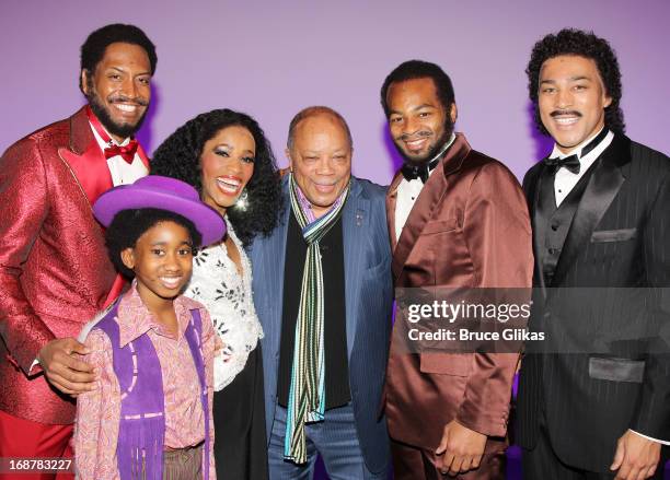 Bryan Terrell Clark as 'Marvin Gaye', Raymond Luke Jr. As 'Michael Jackson', Valisia LeKae as 'Diana Ross', Quincy Jones, Brandon Victor Dixon as...