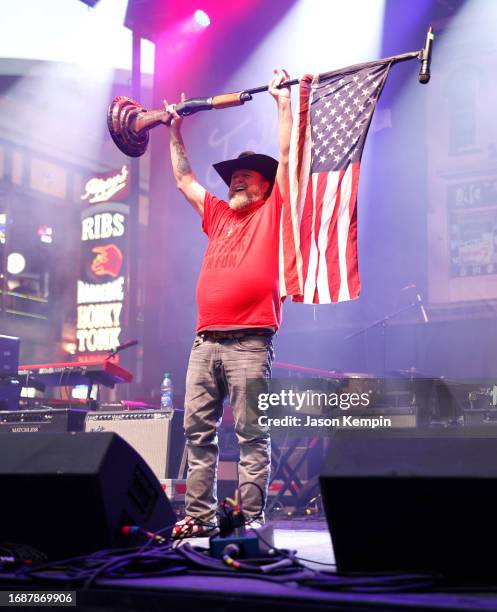 Colt Ford performs at Tootsie's Orchid Lounge Annual Birthday Bash on September 17, 2023 in Nashville, Tennessee.