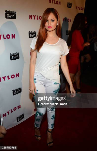 Debby Ryan attends NYLON And Onitsuka Tiger Celebrate The Annual May Young Hollywood Issue at The Roosevelt Hotel on May 14, 2013 in Hollywood,...