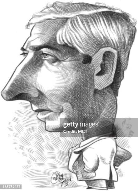 Ron Coddington caricature of Prince Hans Adam II of Liechtenstein.